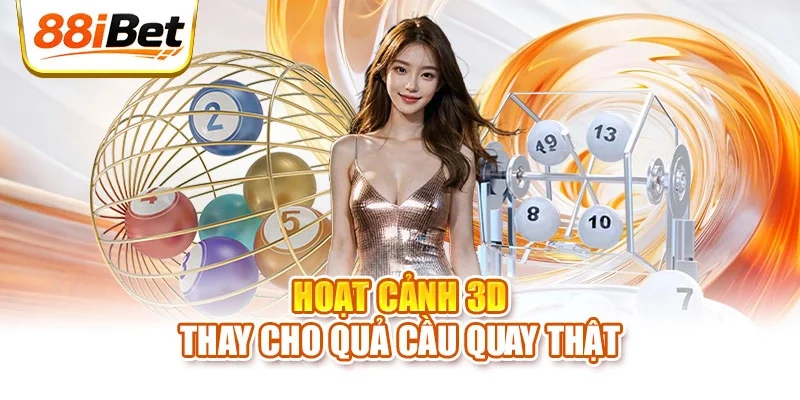 Hoạt cảnh 3D thay cho quả cầu quay thật